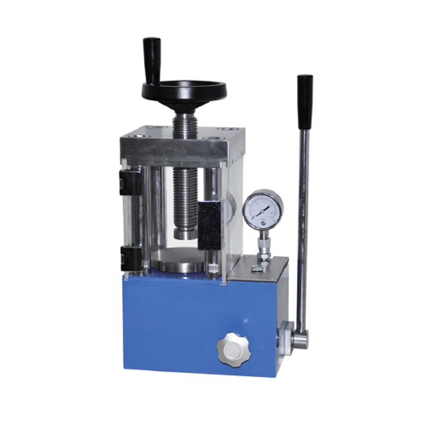 15T Manual Hydraulic Pellet Press with Safety Cover