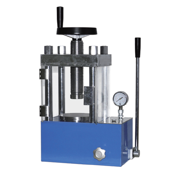 40T Lab Hydraulic Manual Pellet Press with Safety Cover