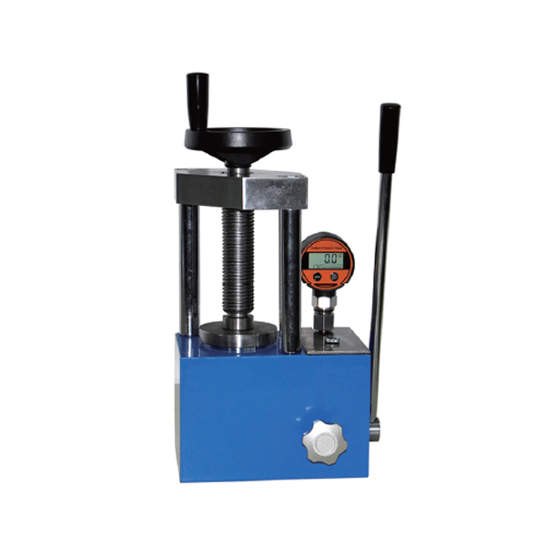 3T Manual Pellet Press Machine with digital pressure gauge