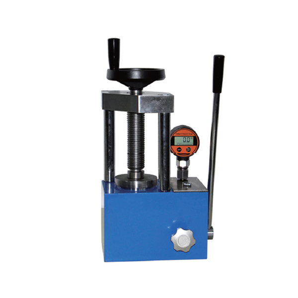 15T Manual Pellet Press with Digital Presure Guage & Two columns 