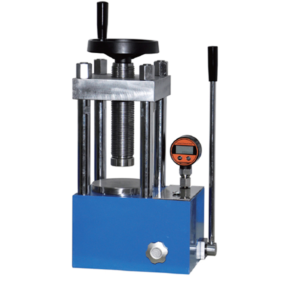 40T Manual Hydraulic Laboratory Press with Digital Pressure Gauge