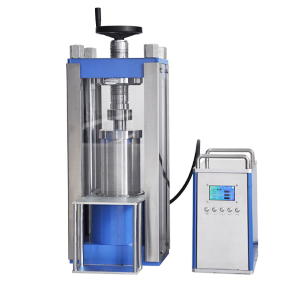 100T Electric Isostatic Press with ID 60 mm Vessel
