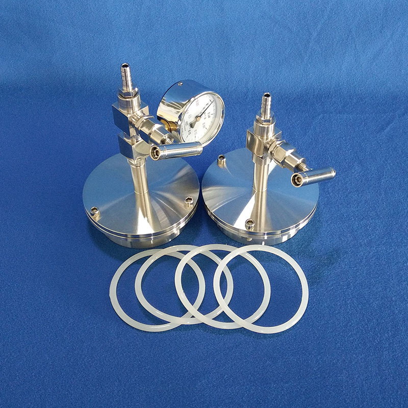 80 mm dia Tube Furnace Vacuum Sealing Assembly Flange 
