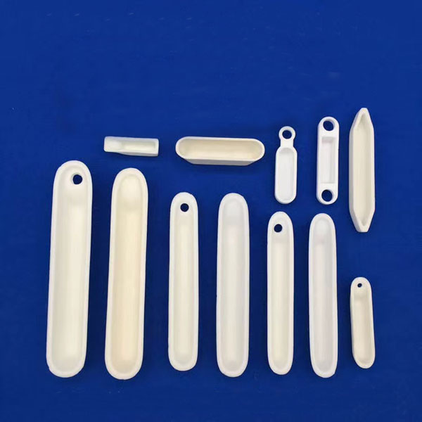Thin Shape Alumina Boat for Small Diameter Tube 