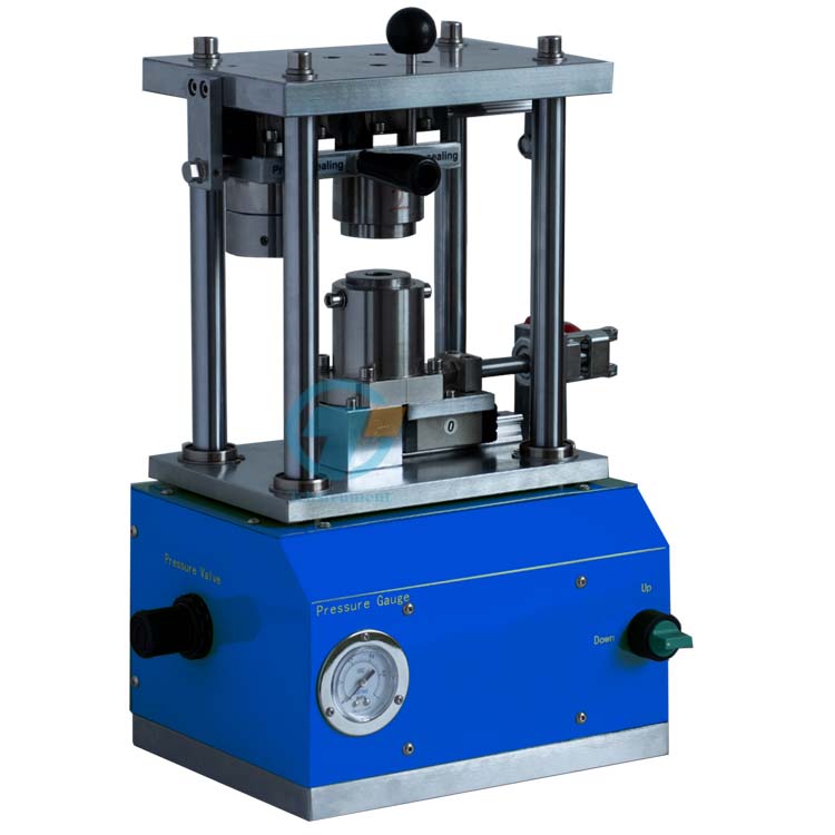 Pneumatic Crimping Machine for Cylindrical Cases 