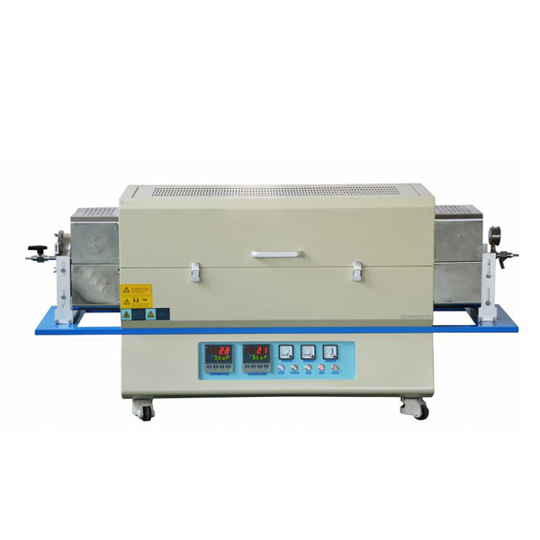 1200C Lengthen heating zones tube furnace (300mm+300mm)