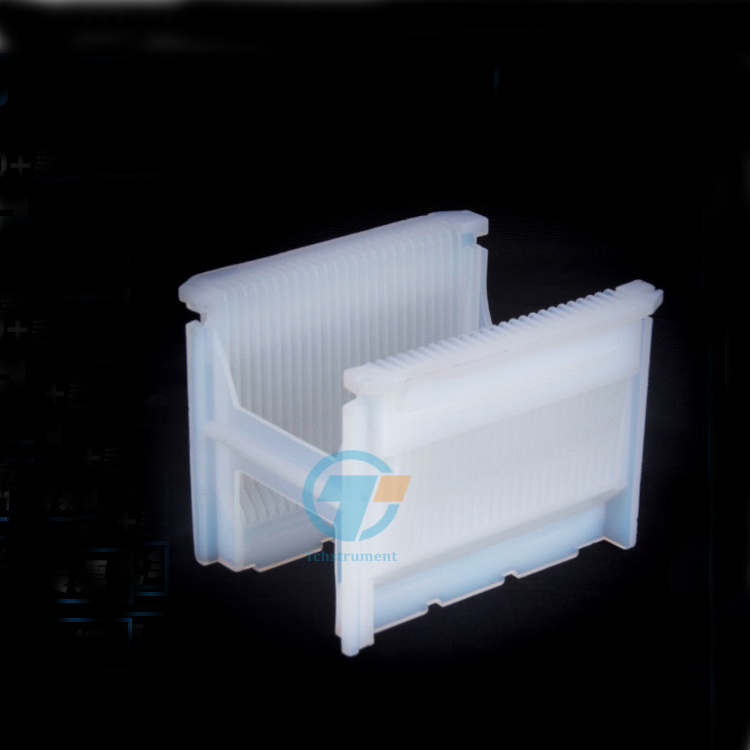3" diameter PFA wafer carrier (Capacity: 25) for Wafer Cleaning - PFA-3-25