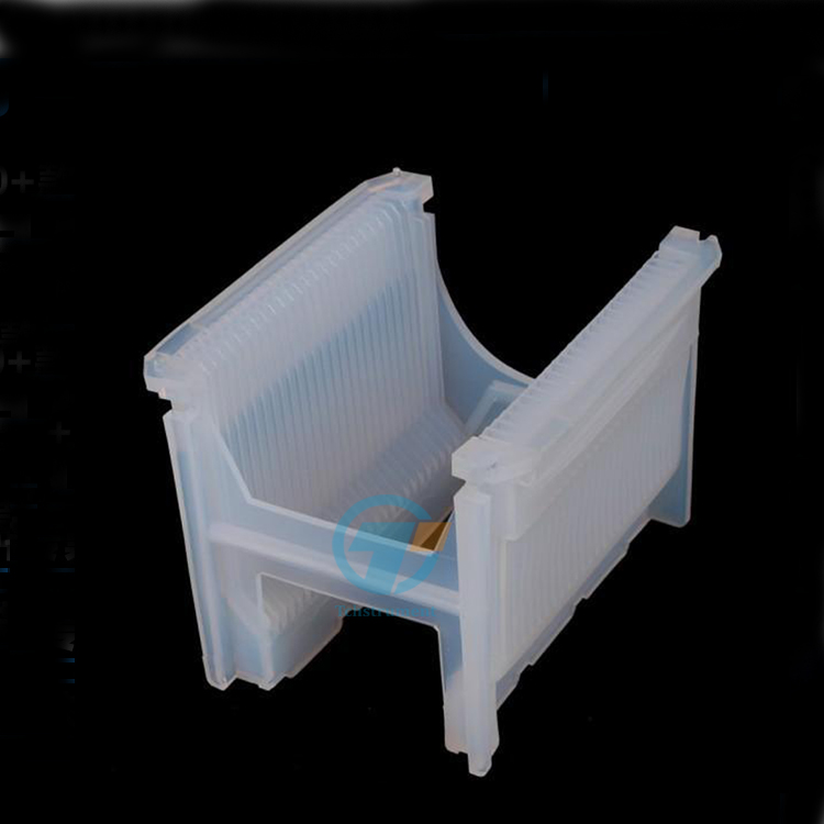 4" diameter PFA wafer carrier (Capacity: 25) for Wafer Cleaning - PFA-4-25