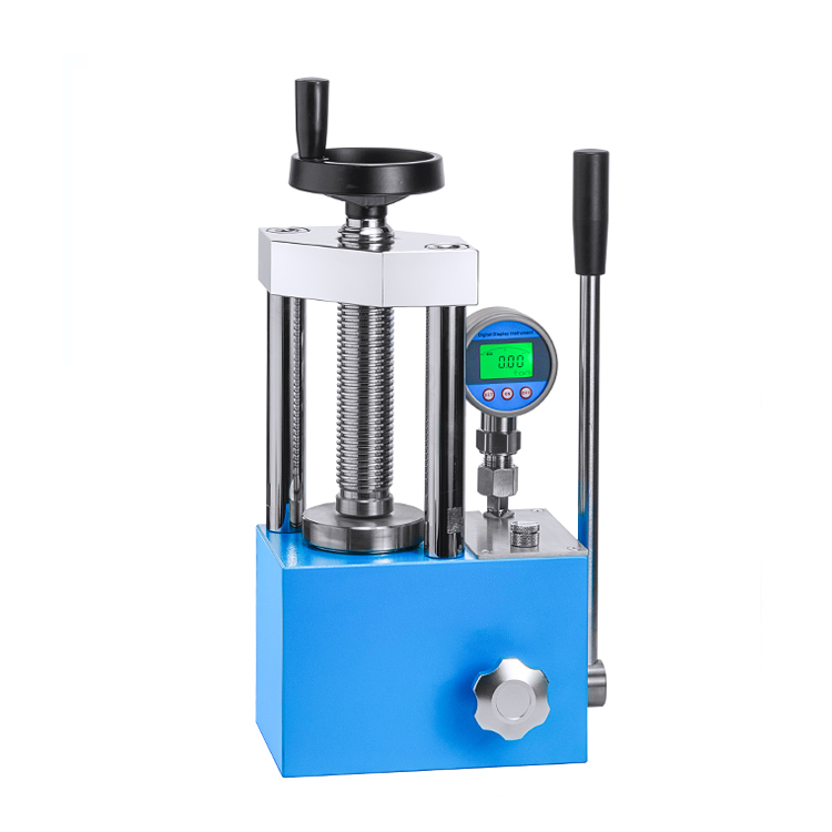 12T Manual Hydraulic Pellet Press with digital Pressure Guage